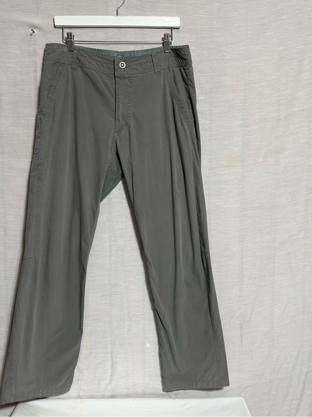 KÜHL Slax Gray Stretch Hiking Travel Pants Men’s 32x32